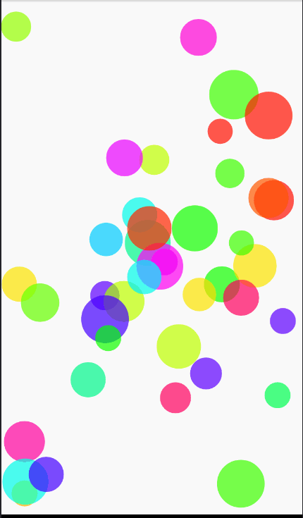 Android實現(xiàn)氣泡動畫