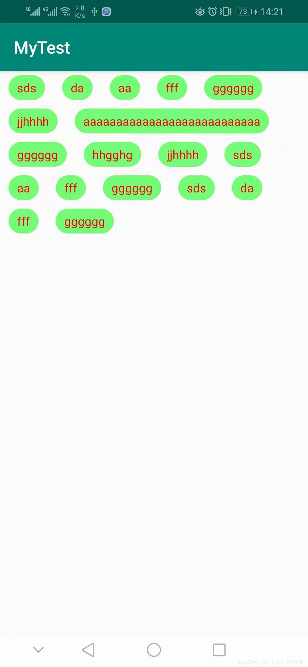 Android自定義流式布局的實現示例