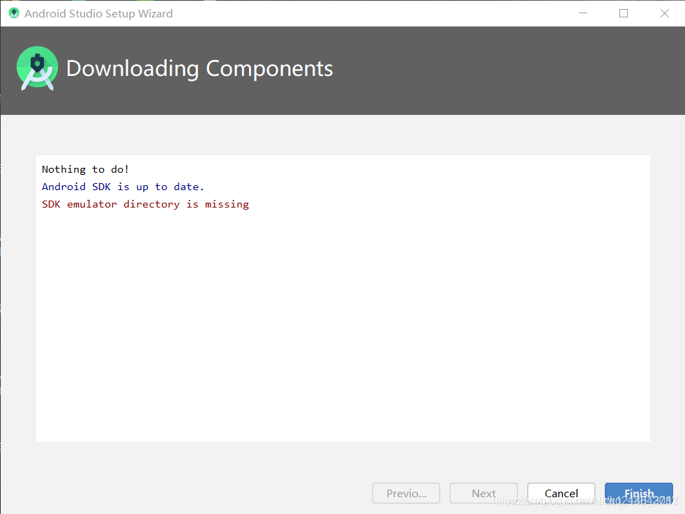 解決Android Studio sdk emulator directory is missing問題