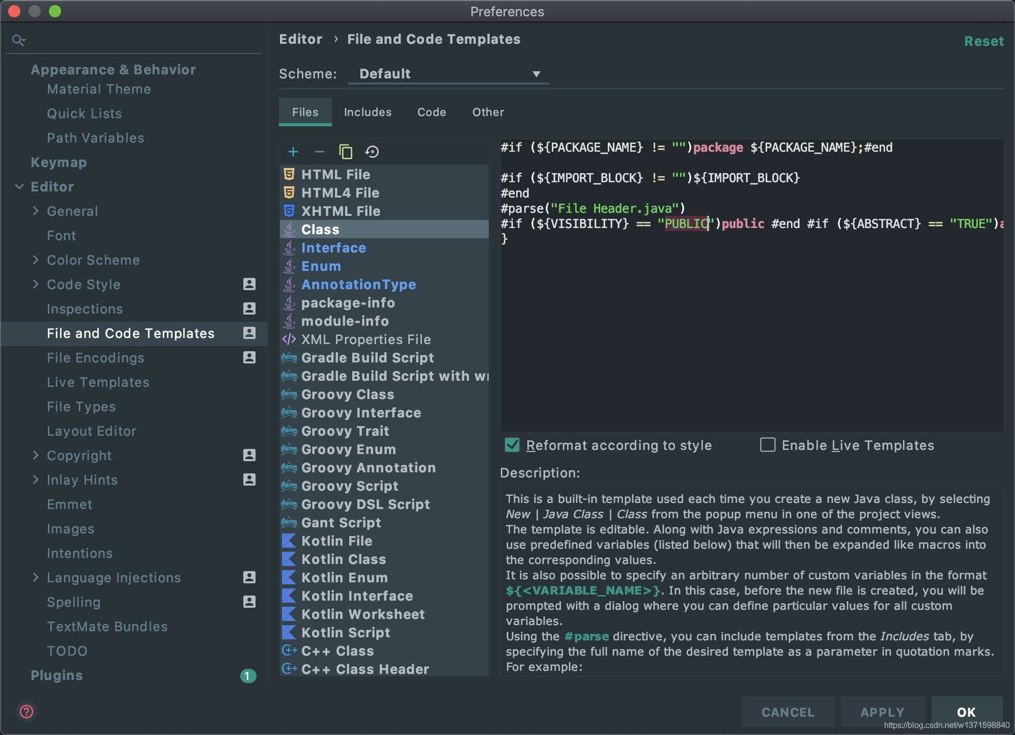 android studio 4.0 新建類沒有修飾符的方法