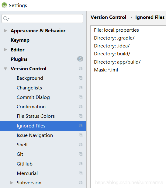 Android Studio 配置忽略文件的方法實現(xiàn)