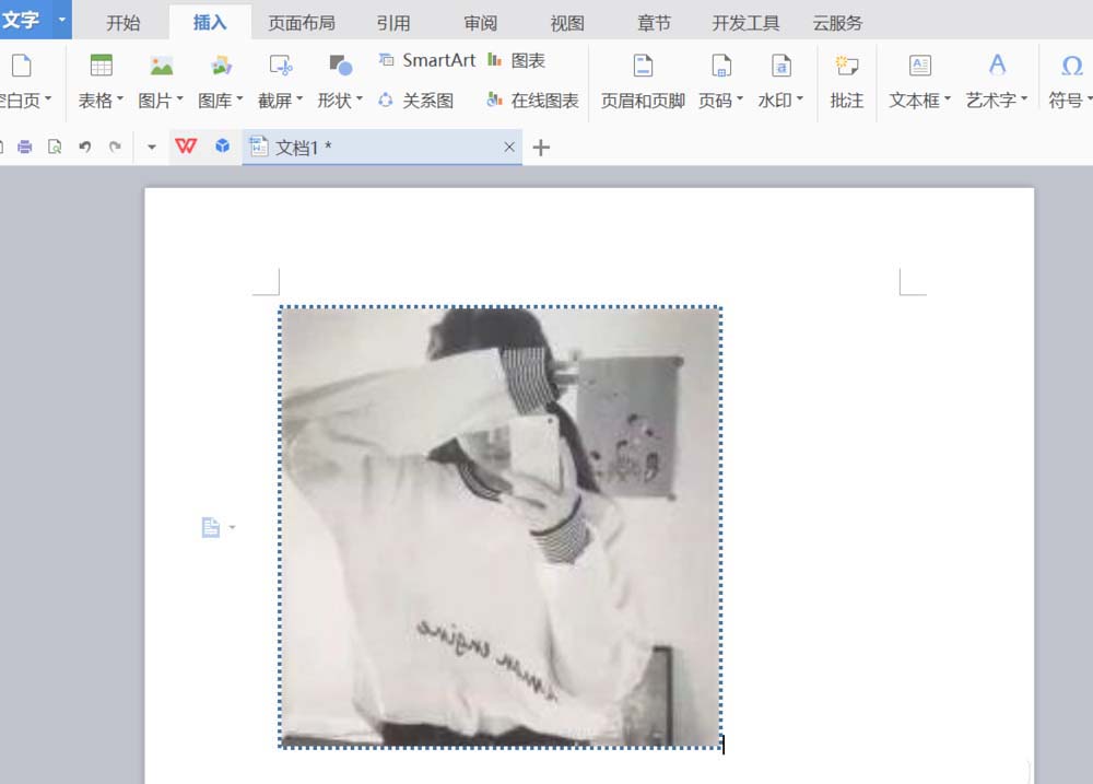 WPS為圖片添加虛線邊框效果具體操作步驟