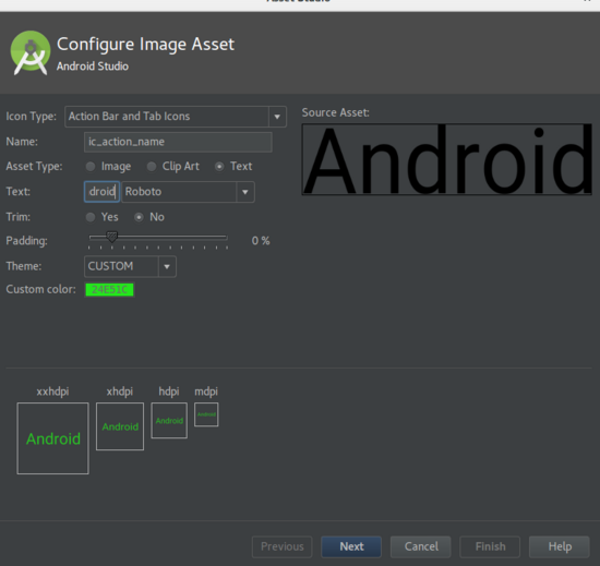 Android神兵利器之Image Asset Studio的實現