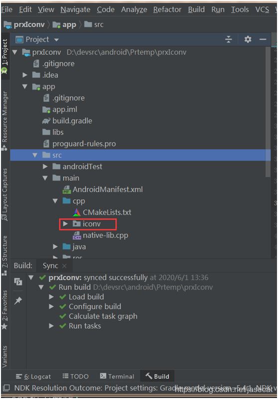 使用android studio開(kāi)發(fā)工具編譯GBK轉(zhuǎn)換三方庫(kù)iconv的方法