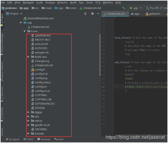 使用android studio開(kāi)發(fā)工具編譯GBK轉(zhuǎn)換三方庫(kù)iconv的方法