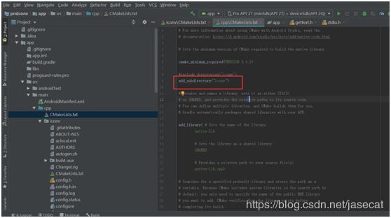使用android studio開(kāi)發(fā)工具編譯GBK轉(zhuǎn)換三方庫(kù)iconv的方法