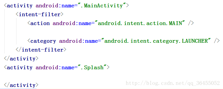 Android App啟動圖啟動界面（Splash）的簡單實現代碼