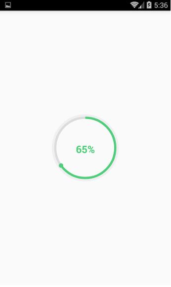 Android自定義帶動畫效果的圓形ProgressBar