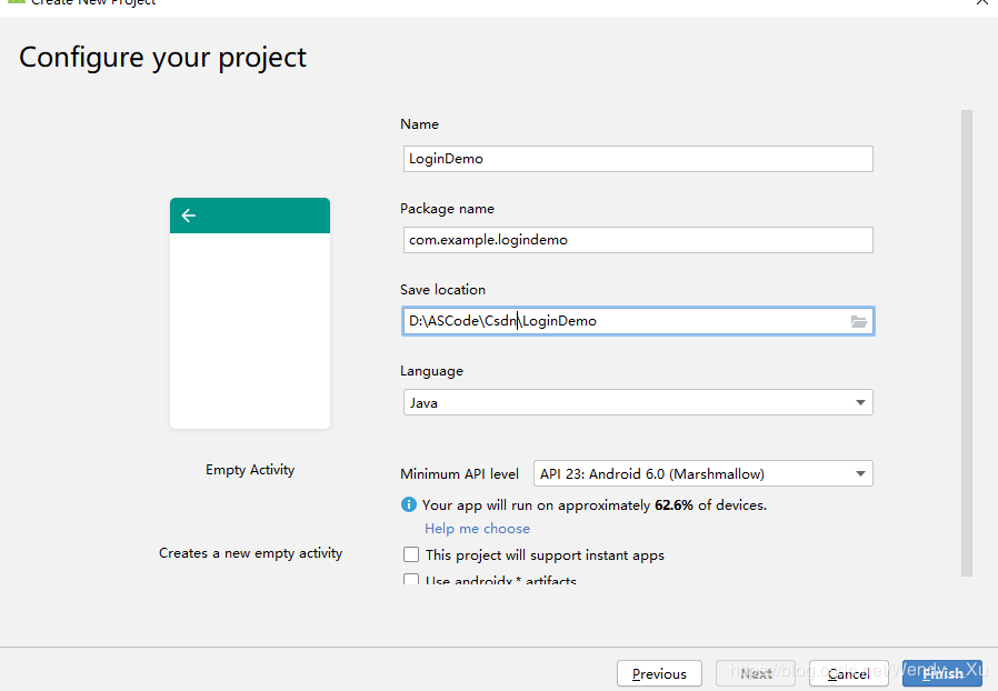 詳解Android Studio實現用戶登陸界面demo(xml實現)