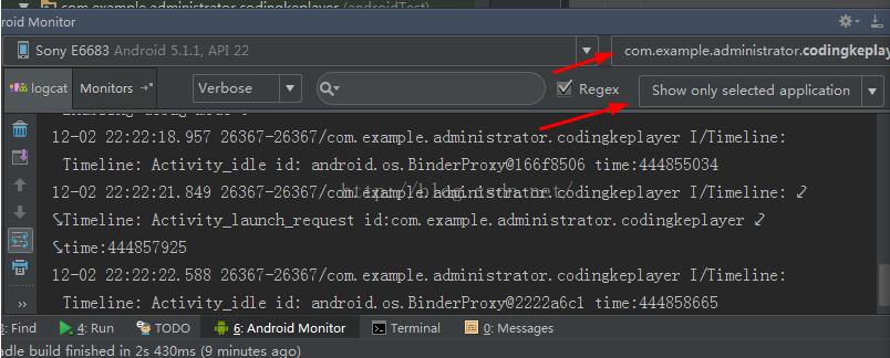 解決Android studio用真機(jī)調(diào)試時(shí)logcat一直輸出日志問(wèn)題