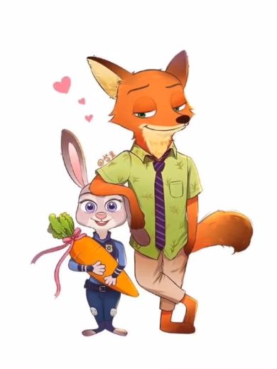 抖音兔子朱迪和尼克狐貍壁紙有哪些 抖音兔子朱迪和尼克狐貍壁紙介紹