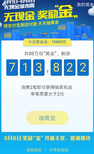 支付寶的黃金怎么賣出 支付寶抽中的黃金在哪賣出