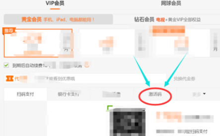 在愛奇藝中激活激活碼詳細(xì)操作流程