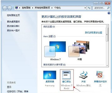 win7更改配色用途介紹
