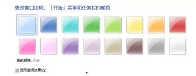 win7更改配色用途介紹