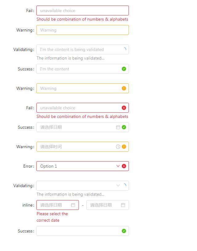 Vue-Ant Design Vue-普通及自定義校驗實例