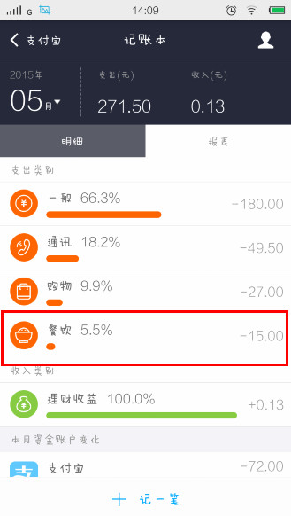 支付寶APP找到記賬本功能具體操作步驟
