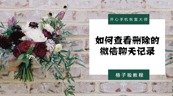 開心手機(jī)恢復(fù)大師查看刪除的微信聊天記錄的方法