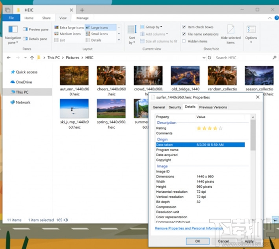 win 10新版Build 17661優化了HEIC格式支持嗎?