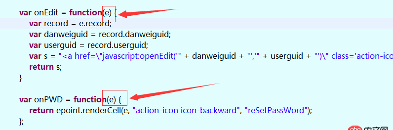 javascript - 想請教一下,js中 function中參數 e 到底是什么,每個條用的參數 e的用法都不一樣?