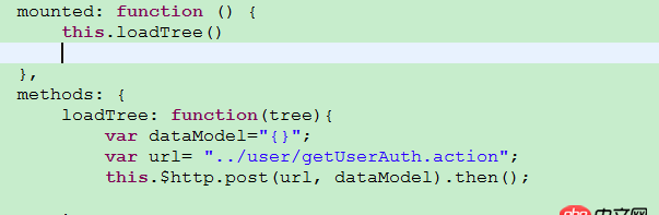 javascript - vue mounted 調用method方法后,method里的post報錯。