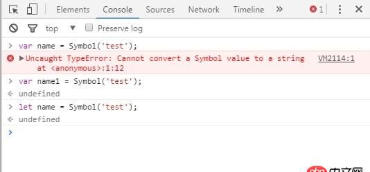 javascript - 奇怪的Symbol的問題