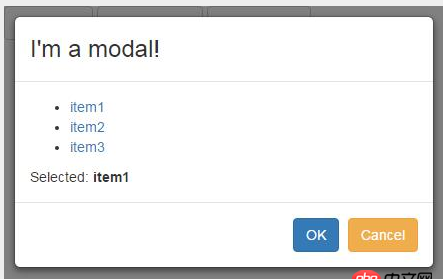 javascript - angular-ui-bootstrap model 模態框出現的位置怎么調整