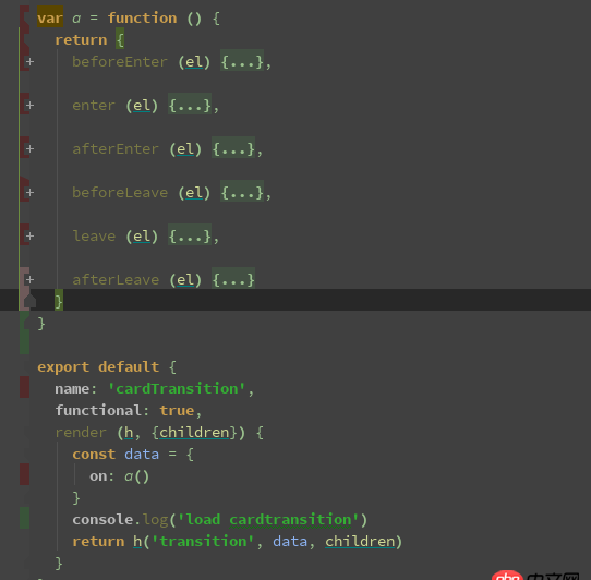 javascript - Vue2 的自己寫transition組件，為啥使用new class的方法無法綁定