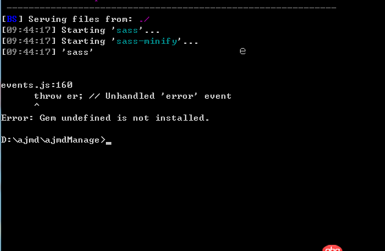 javascript - gulp編譯sass出錯