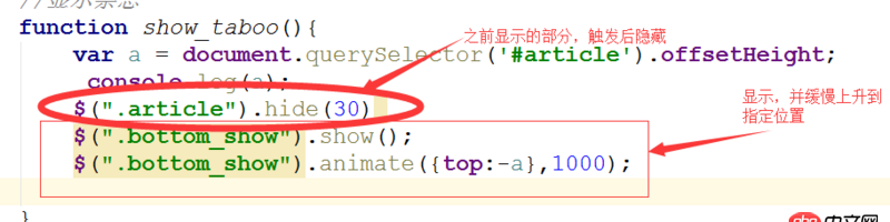 javascript - 默認(rèn)隱藏在頁(yè)面底部的元素  在單擊事件后從低端慢慢上升顯示出來(lái)？我的怎么沒(méi)有動(dòng)畫效果？