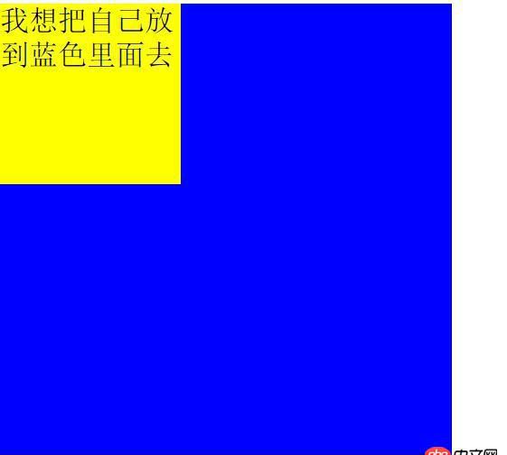 css - flex布局可以怎么把一個(gè)div放到另一個(gè)div里面，兩個(gè)div為相鄰兄弟元素。不用position。