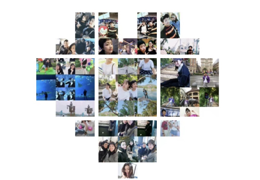 朋友圈愛心形配圖怎么弄 微信朋友圈九宮格心形拼圖教程方法