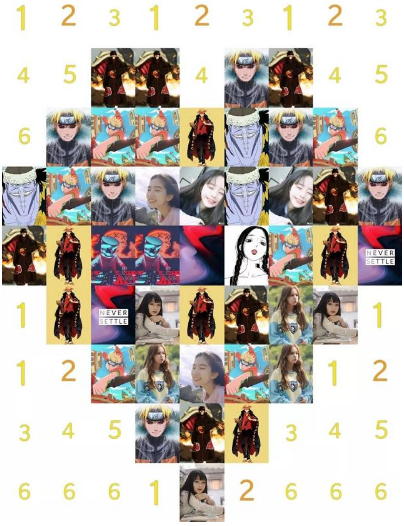 朋友圈愛心形配圖怎么弄 微信朋友圈九宮格心形拼圖教程方法