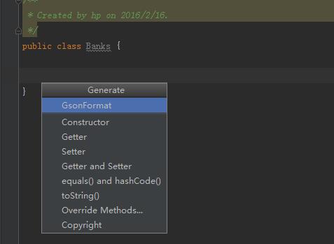 Android Studio 一鍵生成Json實體類教程