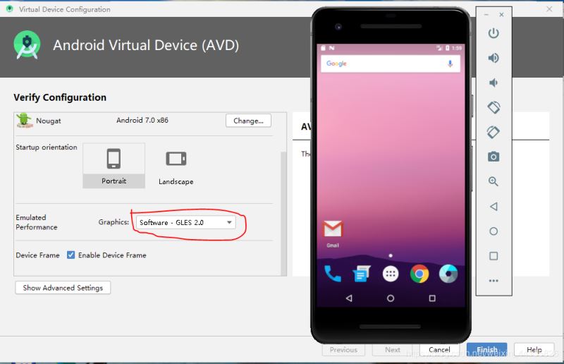 Android studio虛擬機在啟動界面和桌面出現畫面模糊花屏問題的解決方法