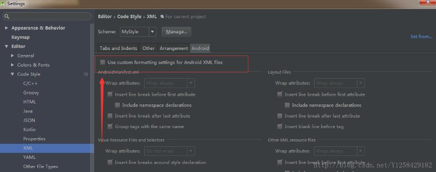 解決Android Studio xml 格式化不自動換行的問題