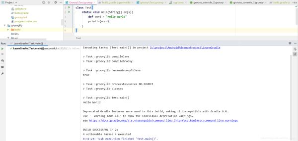 Android Studio 中運行 groovy 程序的方法圖文詳解