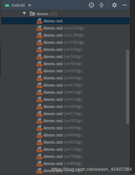 android自動(dòng)生成dimens適配文件的圖文教程詳解(無(wú)需Java工具類)