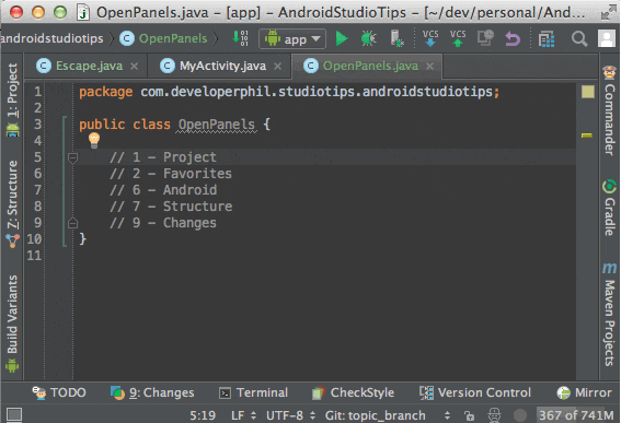 Android Studio 小技巧匯總