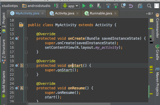 Android Studio 小技巧匯總
