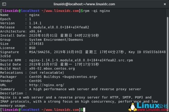 CentOS 8.1下搭建LEMP(Linux+Nginx+MySQL+PHP)環境(教程詳解)