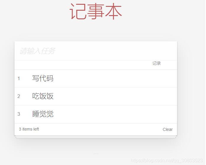 Vue記事本實例詳解