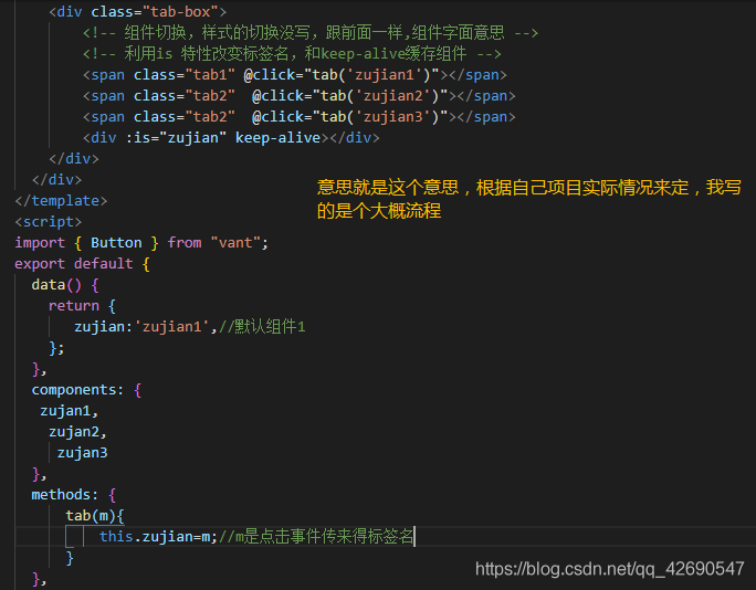 vue實現tab切換的3種方式及切換保持數據狀態