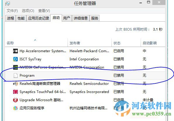 win8啟動項(xiàng)program是什么？刪除program啟動項(xiàng)的方法