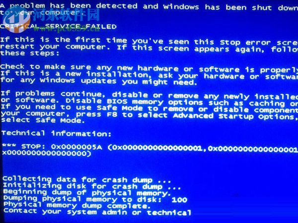 win7系統出現0x0000005a錯誤代碼的解決方法