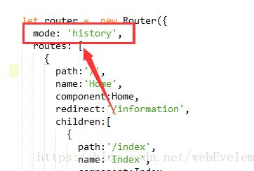 VUE : vue-cli中去掉路由中的井號#操作
