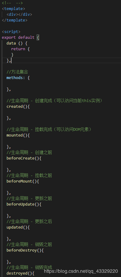 VsCode里的Vue模板的實現