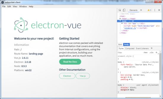 基于 Vue 的 Electron 項目搭建過程圖文詳解