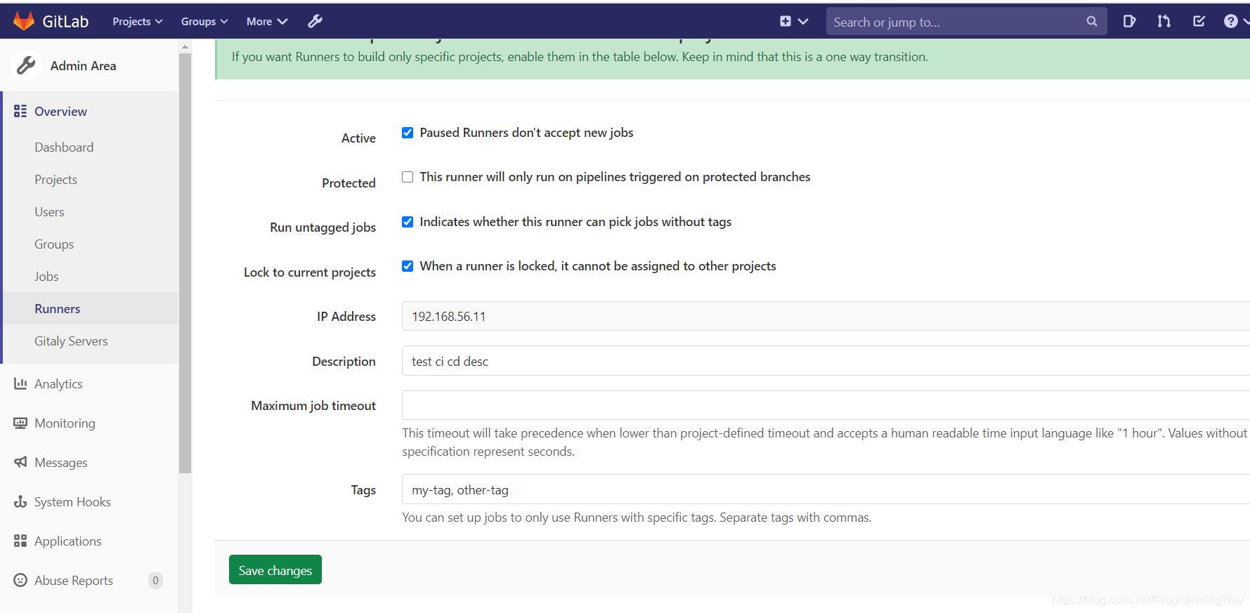 Gitlab CI-CD自動化部署SpringBoot項目的方法步驟