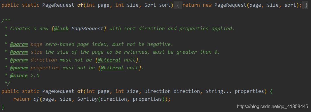 SpringbootJPA分頁 PageRequest過時的替代方法